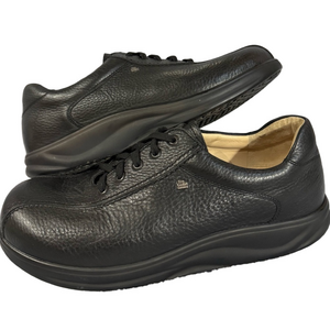 Finn Comfort Watford Women Size 10 Black Orthopaedic Orthotics Leather Shoes